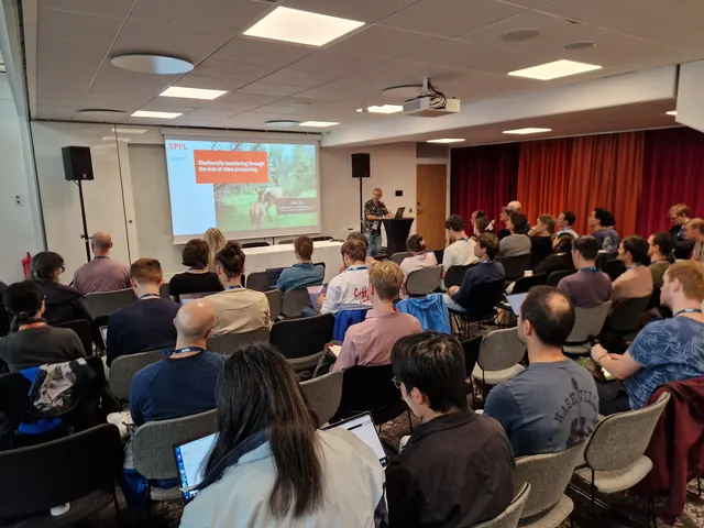 Audience at a workshop talk