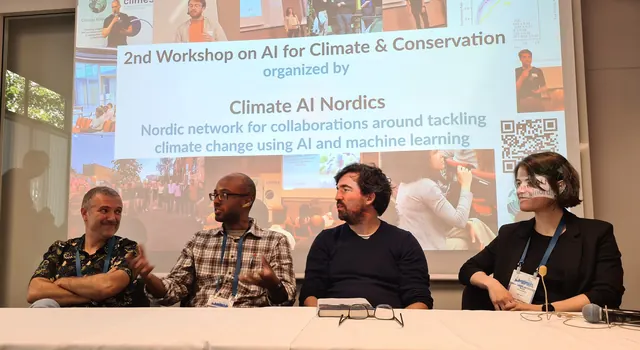 Panel discussion at the 2nd Workshop on AI for Climate & Conservation